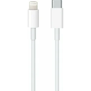 Γνήσιο Καλώδιο Apple Type-C σε Lighting 1m Λευκό USB 2.0 (MQGJ2ZM/A)