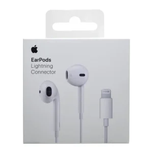 Γνήσια Ακουστικά Apple EarPods Earbuds Handsfree με βύσμα Lighting Λευκά