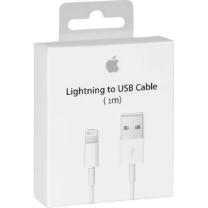 Γνήσιο Καλώδιο Apple USB σε Lighting 1m Λευκό (MD818)