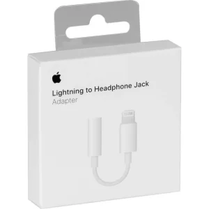 Γνήσιος Αντάπτορας Μετατροπής Apple Jack 3.5mm σε Lighting Λευκός